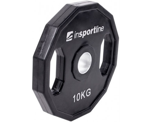 inSPORTline Rubberized load olympic Ruberton 10 kg black (15898)