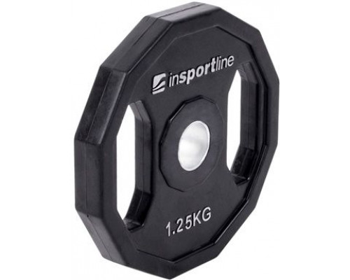 inSPORTline Rubberized load Ruberton 1,25 kg black (15888)