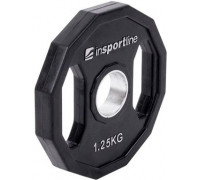 inSPORTline Rubberized load olympic Ruberton 1,25 kg black (15895)