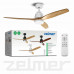 Plustek WENTYLATOR SUFITOWY ZCF 7602 40W 132cm LED 18W BUK/BIAŁY
