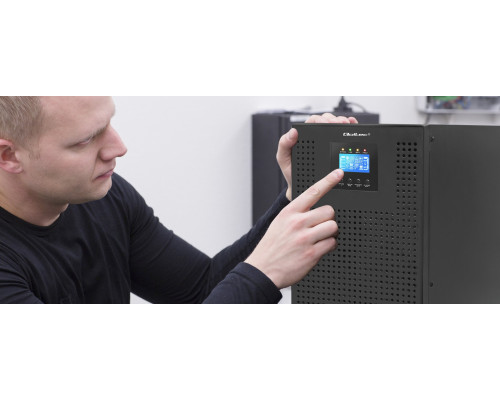 charger emergency UPS 3-fazowy z kartą SNMP 20kVA 20kW LCD EPO USB Power factor 1.0