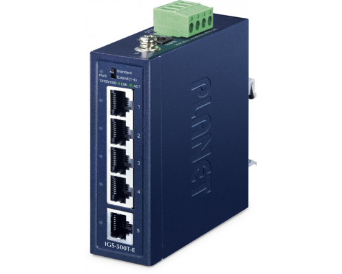 PLANET IGS-500T-E     Gigabit Ethernet (10/100/1000) Blue