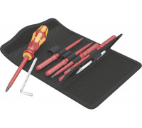 Profi-Tasche VDE, 13-teilig(rot/gelb, inkl. Steckgriff, VDE-Wechselklingen)