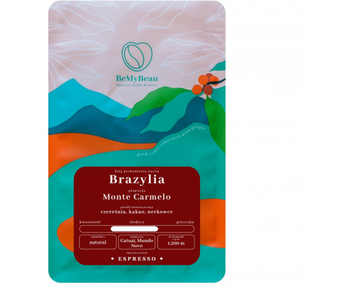 BeMyBean - kawa ziarnista Brazylia Monte Carmelo Natural Espresso 250 g
