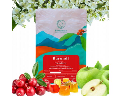 BeMyBean - kawa ziarnista Burundi Yandaro Washed Espresso 250 g