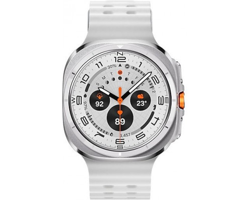 Samsung Galaxy Watch Ultra 3,81 cm (1.5") AMOLED 47 mm Cyfrowy 480 x 480 px Ekran dotykowy 4G Tytan, White Wi-Fi GPS