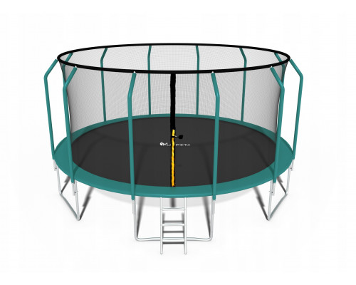 Garden trampoline dla dzieci 374cm with outer mesh i drabinką