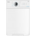 Midea Washing Machine | MF100T60B/W-HR | Energy efficiency class A | Top loading | Washing capacity 6 kg | 1200 RPM | Depth 61 cm | Width 40 cm | Display | LED | Steam function | White