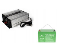 Zestaw zasilania awaryjnego Sinus UPS-2000SR 2000W + AKU 100Ah 12V LiFePO4 BMS