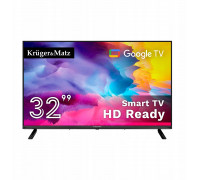 Kruger&Matz 32" HD Google TV 5.0, DVB-T2/S2/T/C H.265 HEVC