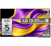 LG OLED evo AI OLED77G51LW 195,6 cm (77") 4K Ultra HD Smart TV Wi-Fi Czarny