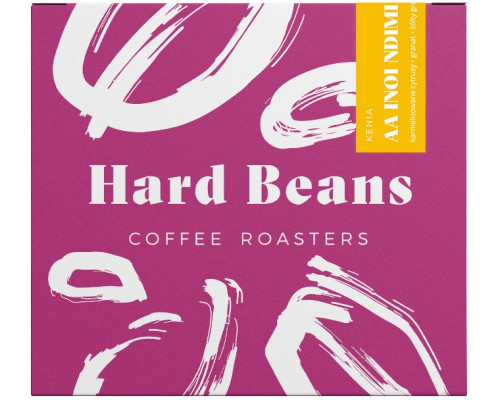 Hard Beans - kawa ziarnista Kenia AA Inoi Ndimi Fully Washed Filter 250 g
