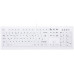 CHERRY AK-C8100F-UVS-W/UK klawiatura Medyczna USB QWERTY British English Biały