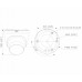 KAMERA IP IPC-HDW2649T-S-LED-0360B-PRO WizSense WizColor - 6 Mpx 3.6 mm DAHUA