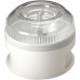 Bamix 3001.002, grinder, Transparent, White, Plastic, 0.2 L, 1 pc(s)