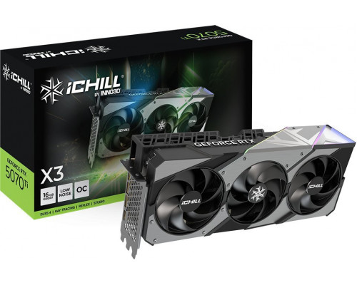 Inno3D GeForce RTX 5070 Ti iCHILL X3 16GB GDDR7 DLSS4 (C507T3-16D7X-176069H)