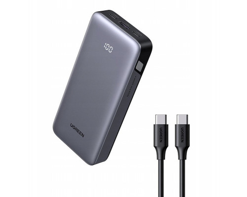 UGREEN PB532 20000mAh USB-A, 2xUSB-C 30W gray