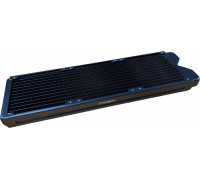 Alphacool Phobya R27-S360 Radiator, 360 mm Radiator, 18 FPI, Kupferlamellen, 2x G1/4-Zoll-Anschlüsse – schwarz