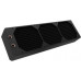 Alphacool Phobya R27-S360 Radiator, 360 mm Radiator, 18 FPI, Kupferlamellen, 2x G1/4-Zoll-Anschlüsse – schwarz