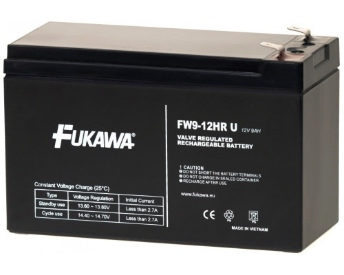 Baterie - FUKAWA FW 9-12 HRU (12V/9Ah - Faston 250), životnost 5let