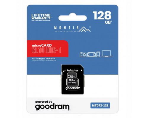 SD  Montis MT072-128 microSD 128GB CL10
