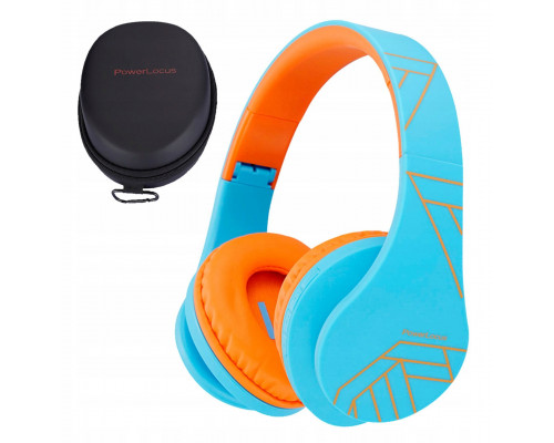 PowerLocus P2 Kids Headphones blue/orange