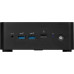 MSI CUBI NUC AI 1UMG-018BEU komputer typu barebone Mini PC Black 155H Intel SoC