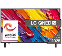LG QNED82 AI  43''  4K UHD  QNED  melna - Televizors  43QNED82A3B.AEU (8806096352762)