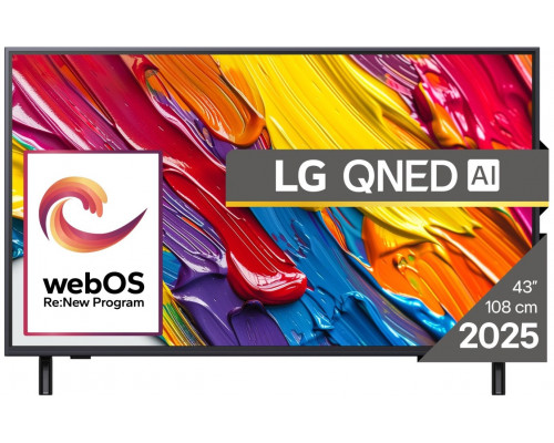LG QNED82 AI  43''  4K UHD  QNED  melna - Televizors  43QNED82A3B.AEU (8806096352762)