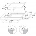 Hisense  platums 59.5 cm  bez ramja  melna - Iebuvejama indukcijas plits virsma HI6442BSCWF (3838782863325)