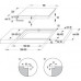Hisense  platums 59.5 cm  bez ramja  melna - Iebuvejama indukcijas plits virsma HI6442BSCWF (3838782863325)