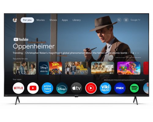 Sharp | 55HL4265E | 55 | Smart TV | Google TV | UHD | Black