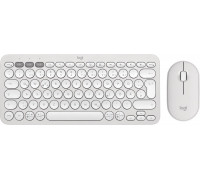 Logitech Pebble 2 Combo Set, Weiß, Kabellos, Deutsch, 920-012204