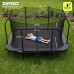 Garden trampoline Zipro Jump Pro Quadro with inner mesh 427 x 244 cm