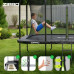 Garden trampoline Zipro Jump Pro Quadro with inner mesh 427 x 244 cm