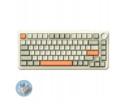 gamingowa bezprzewodowa mechaniczna AK820MAX - Retro Colour - Flying Fish Switch - 8000 mAh