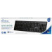 MediaRange Wireless czarny QWERTY GR