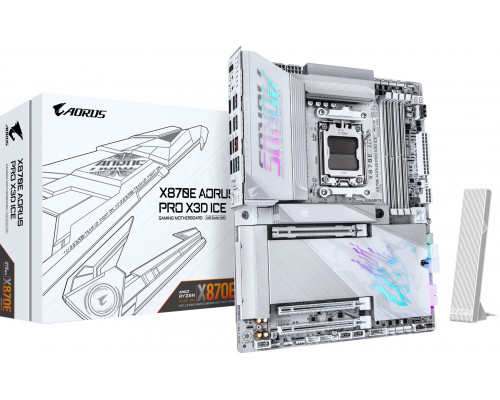 GIGABYTE X870E A PRO X ICE AM5 4xDDR5 4xSATA 4xM.2
