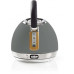 Nedis KAWK520EGY, 1.8 L, 2200 W, Grey, Stainless steel, Water level indicator, Cordless