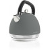 Nedis KAWK520EGY, 1.8 L, 2200 W, Grey, Stainless steel, Water level indicator, Cordless