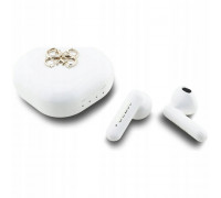 Guess TWS Guess 4G Metal Logo headphones white