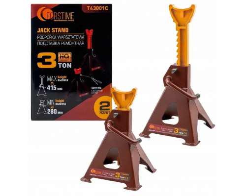 JCB Kobyłki podstawki samochodowe 3t (zestaw 2szt) (h min 280mm, h max 415mm)