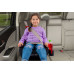 FOTELIK SAMOCHODOWY PODKŁADKA SIEDZISKO Z ISOFIX BLACK R129 125-150 CM