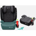FMonroe FOTELIK SAMOCHODOWY MODEL VINCENT SZARO-BLACK PIKOWANY R129 100-150 CM ISOFIX