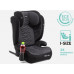 FMonroe FOTELIK SAMOCHODOWY MODEL VINCENT SZARO-BLACK PIKOWANY R129 100-150 CM ISOFIX