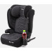 FMonroe FOTELIK SAMOCHODOWY MODEL VINCENT SZARO-BLACK PIKOWANY R129 100-150 CM ISOFIX