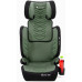 FMonroe FOTELIK SAMOCHODOWY MODEL LEONARDO Black-Green Pikowany R129 100-150 CM ISOFIX