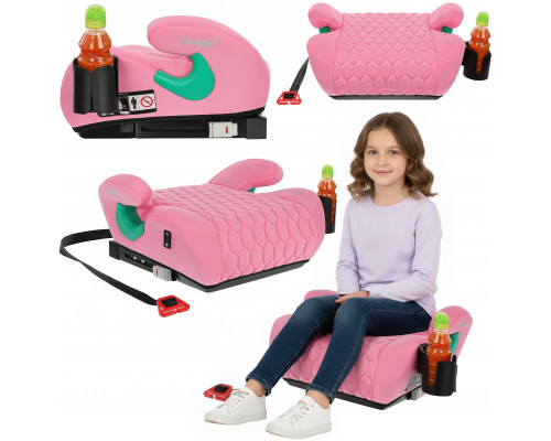 FMonroe Fpodkładka siedisko z isofix pink R129 125-150 CM