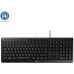 CHERRY STREAM klawiatura Dom/Biuro USB QWERTY Portugalski Czarny, Szary