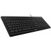 CHERRY STREAM klawiatura Dom/Biuro USB QWERTY Portugalski Czarny, Szary